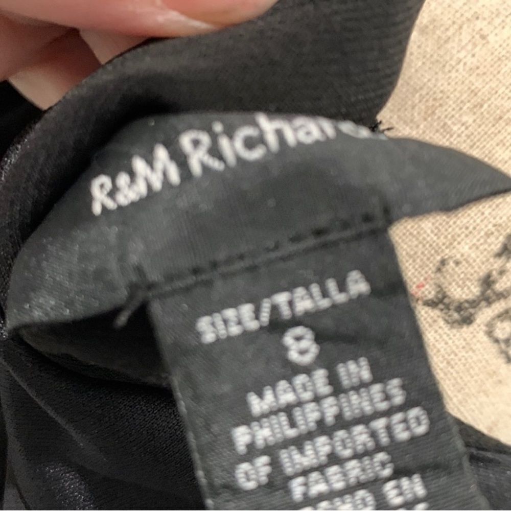 R&M Richard’s Black Holiday Dressy Dress size 8 - Picture 7 of 7